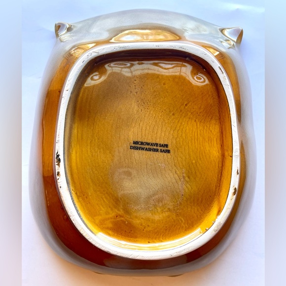 Owl Serving Bowl-Ceramic Stoneware - Picture 5 of 6